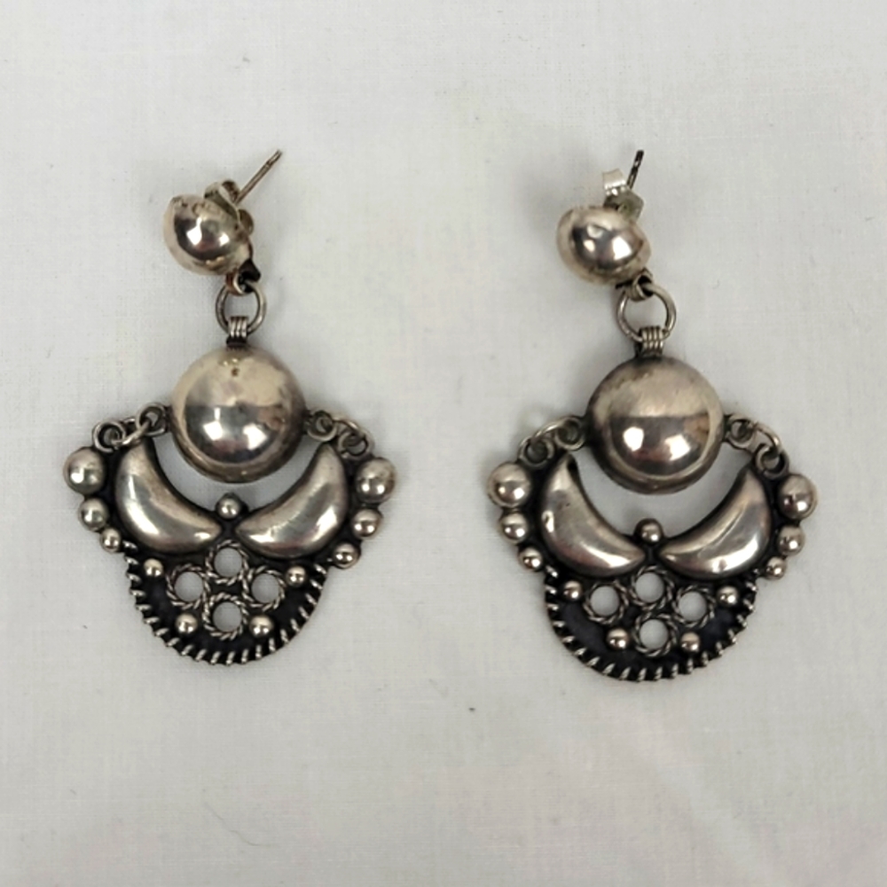 Vintage Silver Dangle Earrings